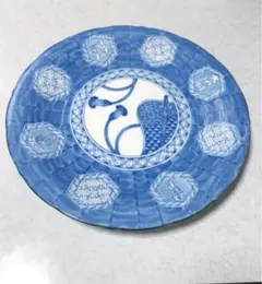 大相撲 横綱「千代の富士 大乃国 双羽黒 北勝海」枡席土産皿　大判 大皿 2