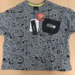 新品未使用 タグ付き マニア 半袖 T シャ110cmフェリックスキャット
