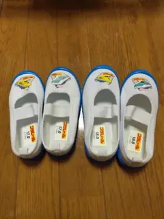 プラレール 上履き 17cm　18cm　2足セット　上靴