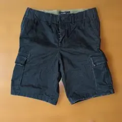 Abercrombie & Fitch カーゴショートパンツ 30サイズ 紺色