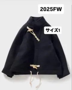 HYKE DOUBLE FACE DUFFEL JACKET オリーブ サイズ2 - メルカリ