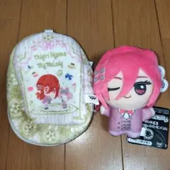 ブルーロック　サンリオ　ちびぐるみ　ぬいぐるみキャリーポーチ　千切豹馬