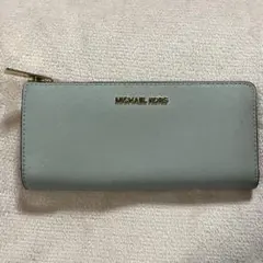 美品　マイケルコース　MICHAEL KORS グレー 長財布