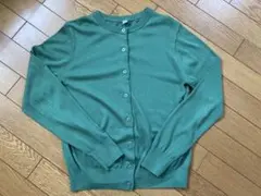 UNIQLO ユニクロ　緑 カーディガン S