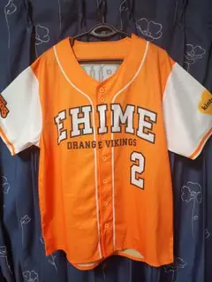 愛媛オレンジバイキングス 古野拓巳 ベースボールシャツ