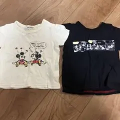 ミッキーマウス Tシャツ 2枚セット80㎝