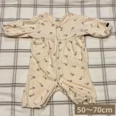 2wayオール 花柄 ピンク 50 60 70