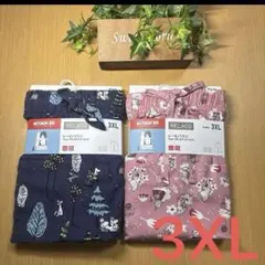 新品未使用　3XL ユニクロ　ムーミンリラコ　ネイビー&ピンク