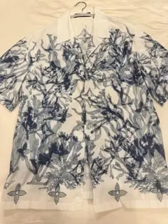 【極美品】ルイヴィトン23AW グラフィックショートスリーブコットン半袖シャツM 2023AW LOUIS VUITTON グラフィック ショートスリーブ シャツ - メルカリ