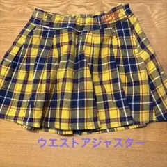 チェック柄プリーツスカート 150