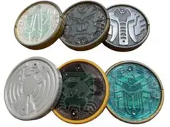 仮面ライダーオーズオーメダル6枚セット　レア