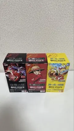 ワンピースカードゲーム BOXブースターパック 6種セット テープカット ワンピースカードゲーム ブースターパック 6種セット テープカット