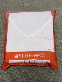 GU スタイルヒートVネックTシャツ　メンズ　XXL