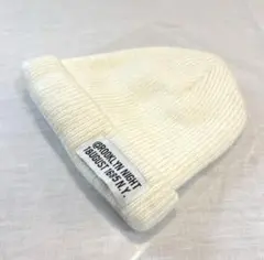 LOWRYS FARM　ローリーズファーム［未使用］ニットキャップ　帽子　白