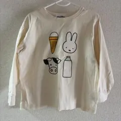 110 miffy アイスクリーム　長袖　Tシャツ