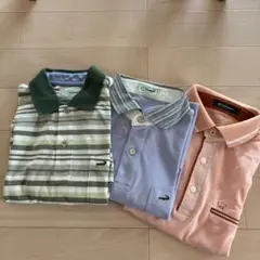 Crocodile外 ポロシャツ 半袖 3点セット　 Mサイズのサムネイル