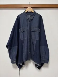 elephant TRIBAL fabrics デニムシャツのサムネイル
