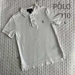 Polo Ralph Lauren ポロシャツ　白　４T　110cm