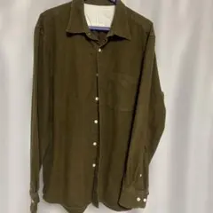 ネルシャツ ブラウン