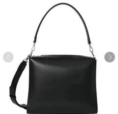 ⭐︎ほぼ新品⭐︎ANDSHIN ブラックショルダーバッグ　軽量　オフィス　ブラック