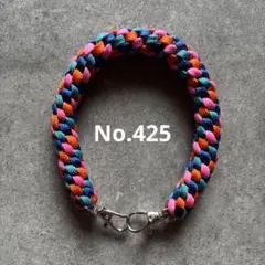 パラコード　ハンドストラップ　スマホストラップ　ハンドメイド　No.425