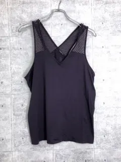 OYSHO スペインブランド インポート スポーツ メッシュ切替 タンクトップ