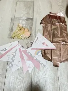 バースデー飾り　お誕生日　風船　1歳　飾りつけ　ピンク　女の子　装飾　ガーランド