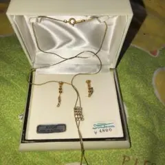 昭和レトロ　イヤリング　ネックレス