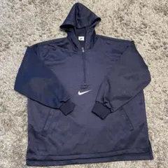 ロ*ー様 ハーフジップ トラックジャケット　アノラック　90s 紺　ネイビー