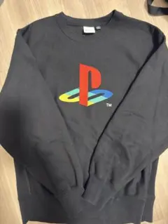 【完売品】GU x PlayStation ヘビーウェイトスエット　ブラック　M