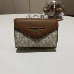 MICHAEL KORS 三つ折り財布 ブラウン/ベージュ