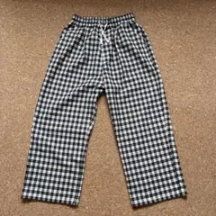 LOWRYSFARM キッズ シェフパンツ チェックパンツ