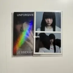 LESSERAFIM UNFORGIVEN ウンチェ ラキドロ 特典 トレカ