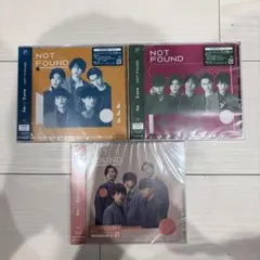 Sexy Zone 「NOT FOUND」3形態セット 新品未使用