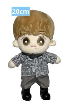 20cmぬい服 メンズコーデ3点セット シャツ ネクタイ パンツ