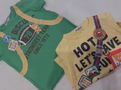 ホットビスケッツ　半袖TシャツとロンT 2枚セット　90サイズ