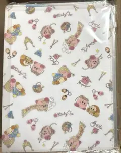 新品 カービィ 6ポケット＋ファスナーケース クリアファイル イッツデモ 限定