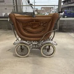 乳母車 桃太郎号 アンティーク レトロ ラタン ベビーカー ヴィンテージ