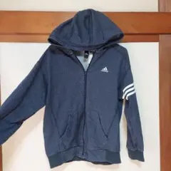 adidas アディダス ジップアップパーカー ネイビー M
