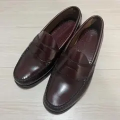 極美品 定価3.5万 G.H.Bass ジーエイチバス レザー コインローファー