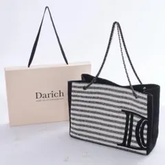 新品/ダーリッチ/ノベルティ/DDロゴツイードトートバッグ