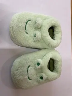 ルームシューズ　ベビー用　カエルデザイン