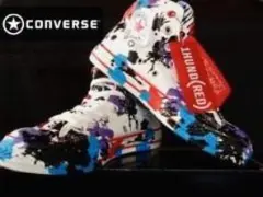 コンバース　24.5cm ハイカット　1HUND Agaithe　記念モデル