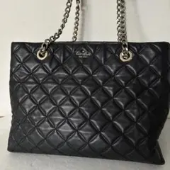 美品】ケイトスペード キルティング チェーン ショルダーバッグ