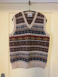 ジャミーソンズ　フェアアイルニットベスト　Lサイズ　美品