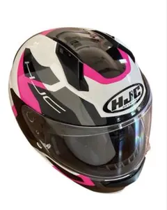 HJC C10 フルフェイスヘルメット ブラック/ホワイト/ピンク Sのサムネイル
