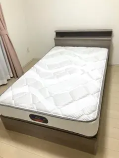 【北九州·福岡市限定】シモンズ×ナフココラボ ダブルベッド フレーム引出し付き 北九州·福岡市限定】シモンズ×ナフココラボ ダブルベッド