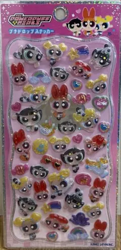プチドロップステッカー　パワーパフガールズ