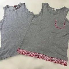 JUNK STORE タンクトップ 2枚セット 140cmのサムネイル