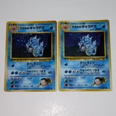 ぽ*チ様 旧裏ポケカ サカキのギャラドス 2枚セット ジム拡張リーダーズスタジア ぽ*チ様 旧裏ポケカ サカキのギャラドス 2枚セット ジム拡張リーダーズ